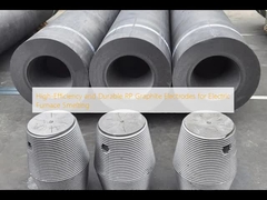 विद्युत भट्ठी पिघलने के लिए उच्च दक्षता और टिकाऊ आरपी ग्रेफाइट इलेक्ट्रोड