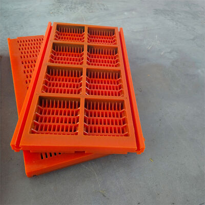 Industrial Linear Vibrating Screen with High Wear Resistance Polyurethane Sieving Machine for 0.1mm Slot Openings and Modular Installation