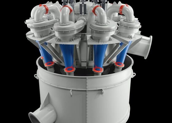 Mining Hydrocyclone Cluster Separator Ceramic Liner Cyclone For Fine Particle Separation