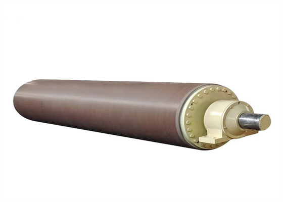 Rubber Coated Artificial Stone Roll 1600mm Diameter For Paper Mill