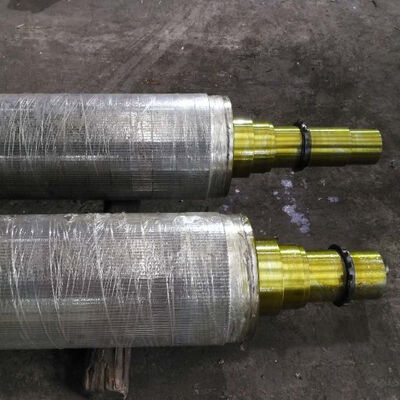 Hard Chrome Corrugating Roller with HRC60-62 Hardness and 48CrMo Alloy Steel for Longer Using Life