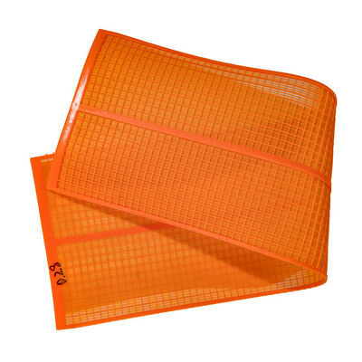 High Performance Urethane Screen Panels Orange For Silica Sand Processing