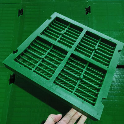 New Polyurethane Screen PU Dewatering Sieve Plate Mesh For Ore Linear Vibrating Screening Washing Plant