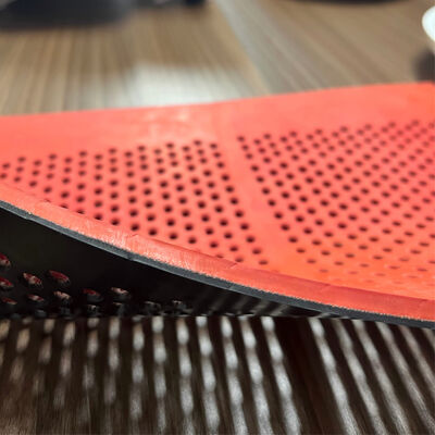 8mm Thickness Anti-Clog Rubber Screen Mat with Rectangular Holes for Dry Wet Screening