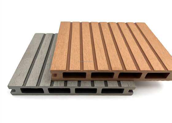 WPC Capped Embossed Composite Hollow Decking Outdoor Decking