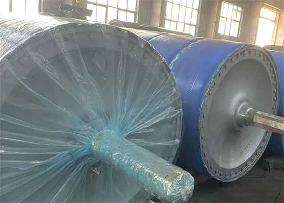 Cast Iron High Security Dryer Cylinder for Papermaking with Ra 0.1-0.4 Roughness and 500-1200m/min Speed