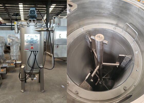 Automatic Brush Type Self Cleaning Filter Housing For Glass Wool