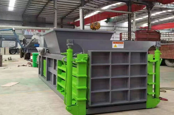 Huatao 160 Tons Pressure Hydraulic Baler Machine For Waste Plastic Baling