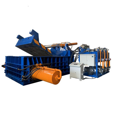 Huatao 160 Tons Pressure Hydraulic Baler Machine For Waste Plastic Baling