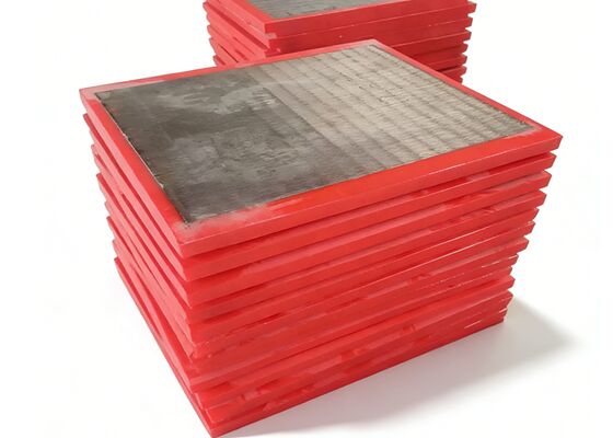 Wear Resistant Polyurethane Edging Wedge Wire Screen for Sand and Aggregate Sorting