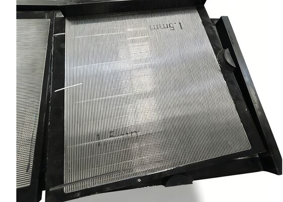 High Drainage Efficiency SS316 Polywedge Screen Panel for Dredging and Sludge Separation