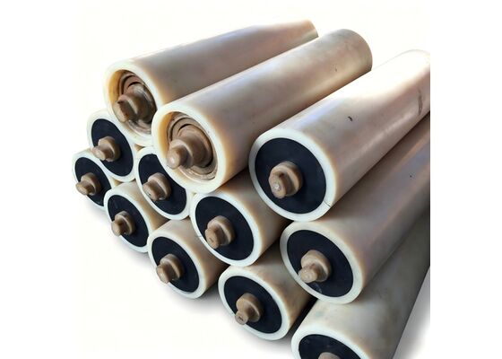 Wet Material Anti-Stick Rubber Disc Return Idler Roller