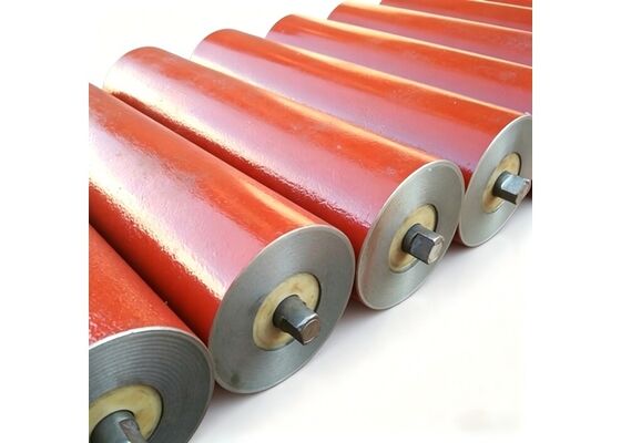 Coal Mine Return Conveyor Rubber Disc Cleaning Roller