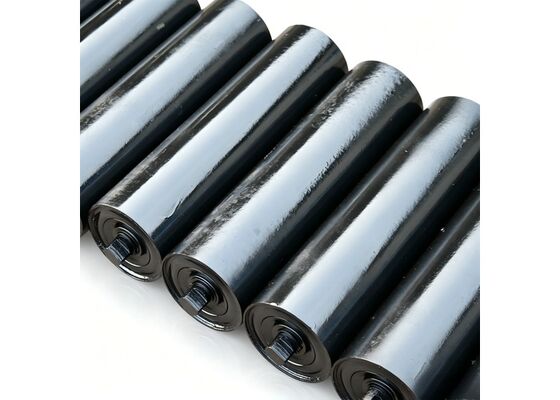 Impact Resistant Rubber Disc Conveyor Roller for Mine Site