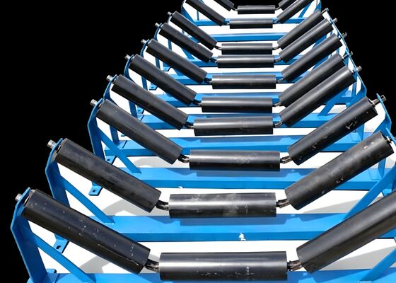 Standard & Custom Rubber Disc Conveyor Return Idler Roller