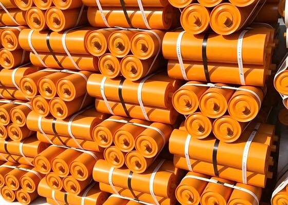 Standard & Custom Rubber Disc Conveyor Return Idler Roller