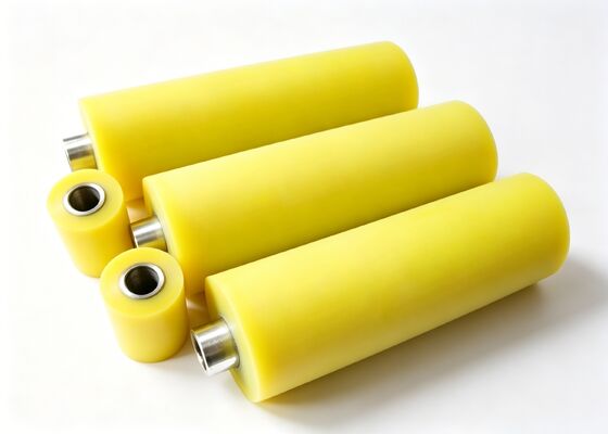 Durable Rubber Disc Return Roller with High Precision Steel Shaft