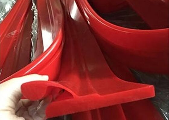 PU Conveyor Belt Side Skirting Abrasion Resistant Yellow Mining Conveyor Components