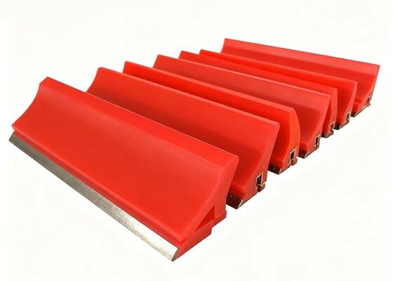 Conveyor Belt Cleaner PU Blade Adjustable Holder Mining Bulk Material Conveyor