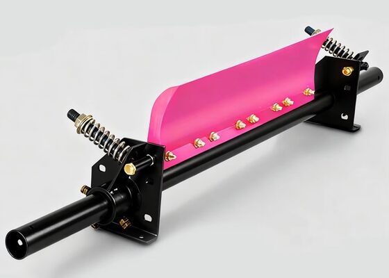 PU Conveyor Belt Scraper Black Flexible Blade Mining Conveyor Cleaning Equipment