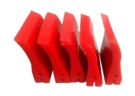 Polyurethane Conveyor Belt Cleaner Steel Frame Abrasion Resistant Bulk Conveyor Use