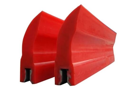 Conveyor Belt Cleaner System Polyurethane Blade Easy Replacement Mining Conveyor Part