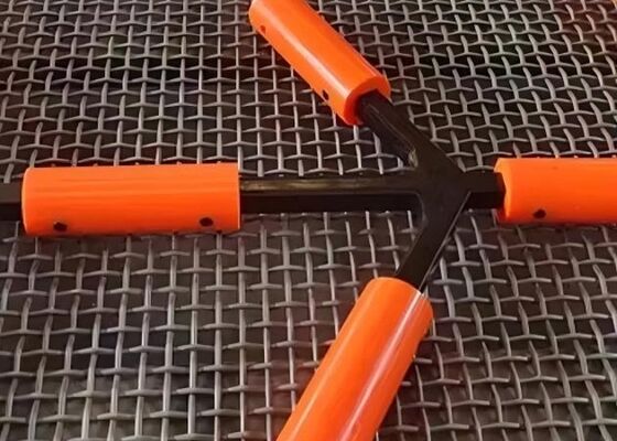 Mining Screen Declogging Rods for Anti Blinding Applications