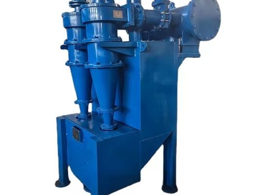 Rubber Lined Hydrocyclone Separator Mining Cyclone Equipment For Slurry Desliming Process