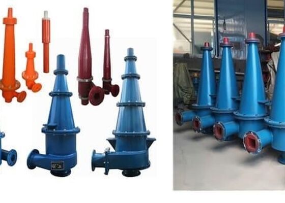 PU Mining Cyclone Separator Corrosion Resistant Hydrocyclone For Coal Slurry Recovery