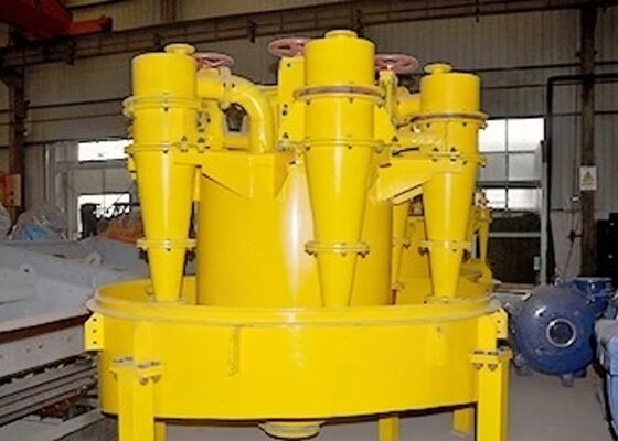 Mining Hydrocyclone Cluster System High Efficiency PU Cyclone For Tailings Recovery