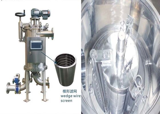 Automatic Self-Cleaning Scraper Strainers Filter Smallest Particles To Largest Debris