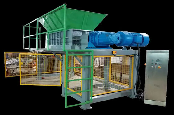 Double Shaft Shredder 200mm Diameter Shaft for Heavy Loads