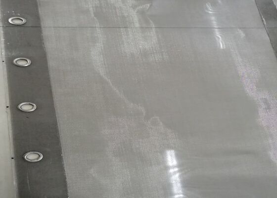HUATAO Black PU Grommet Screen 304 Stainless Steel 46%-76.4% Open Area