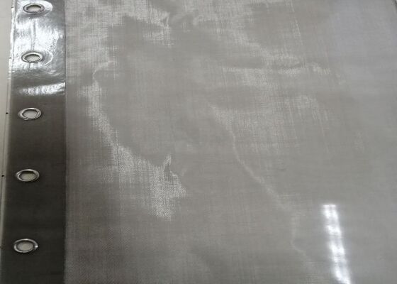 304 Grommet Screen for Rotex Black PU-Strip 46%-76.4% Open Area Mining Separation