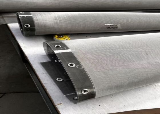 Rotex Replacement Screen 304 Stainless Steel Black PU-Strip Food-Grade Compatible