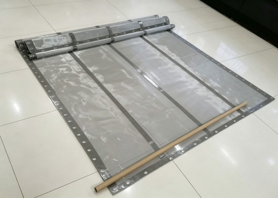 HUATAO Black PU Grommet Screen 316 Stainless Steel 14-230 Mesh Count