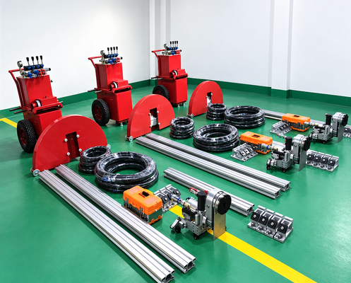 Wide Voltage Hydraulic Wall Saw With Voltage Protection For  Reinforced Concrete Cutting