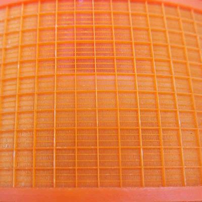 Polyurethane Fine Screen Mesh with 0.045mm Opening Abrasion Resistant and Anti-Blinding for Screener