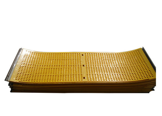 Wear-Resistant Polyurethane Tension Screen Panel with 5-50mm Aperture for Mining Equipment and Multiple Connection Types