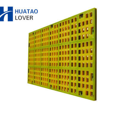 Modular Tensioned Polyurethane Screen Panels with Polyurethane Material and Embedded Steel Frame for High Screening Performance in Mining Industry