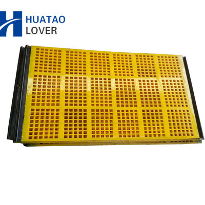Modular Tensioned Polyurethane Screen Panels with Polyurethane Material and Embedded Steel Frame for High Screening Performance in Mining Industry
