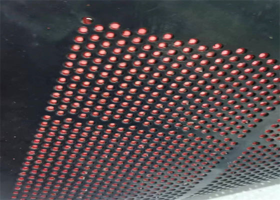 5 मिमी एपर्चर साइज सेल्फ क्लीनिंग स्क्रीन गोल छेद लाभ के लिए रबर