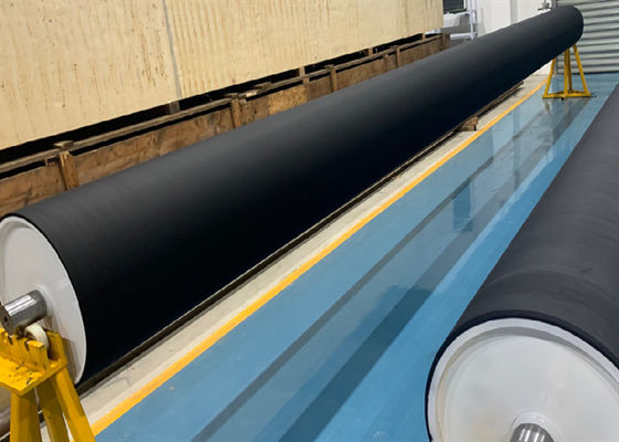 20# स्टील एंटी स्टैटिक ब्लैक कलर हाइपलोन कोरोना निप रोलर फॉर बोप बोपेट फिल्म