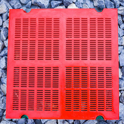 नई उच्च लोच कोयला खनन स्क्रीन जाल कंपन पॉलीयूरेथेन पु स्क्रीन रैखिक प्रकार 6 महीने की वारंटी के साथ