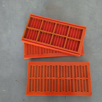 रैखिक रेत सिलाई मशीन पॉलीयुरेथेन स्क्रीन पैनल निर्जलीकरण शेकर कंपन स्क्रीन