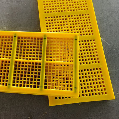 उच्च पहनने प्रतिरोध WS85 मॉड्यूलर स्क्रीन 300x305mm/300x610mm/300x800mm आकार में MDI सामग्री के साथ