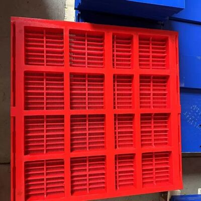 खनन कोयला स्क्रीनिंग के लिए 30 मिमी मोटी पॉलीयूरेथेन स्क्रीन मैट