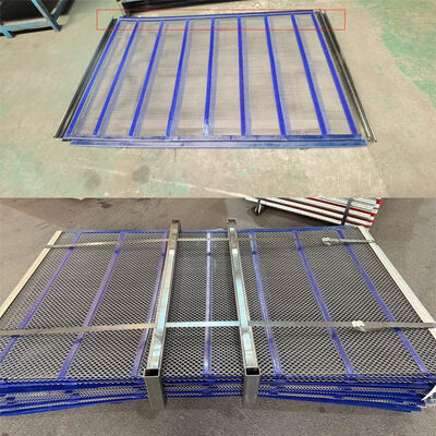 क्रशर स्व-स्वच्छता स्क्रीन जाल के साथ Wrap किनारे कंपन स्क्रीन जाल में क्वेरिंग और सामग्रियों के प्रसंस्करण