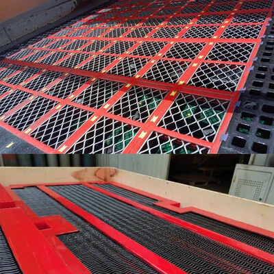 उच्च शक्ति वाले पॉली रिपल स्व-स्वच्छता तार जाल के साथ एंटी क्लोजिंग और पहनने के प्रतिरोधी प्राथमिक छानने के लिए