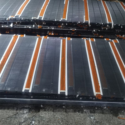 उच्च थ्रूपुट खनन अनुप्रयोगों के लिए 1 मिमी-65 मिमी एपर्चर के साथ स्टेनलेस स्टील सेल्फ क्लीनिंग वायर मेश